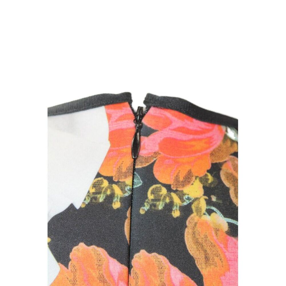 Clover Canyon Womens Textured Round Neck Sleeveless Dress Black Size L_4